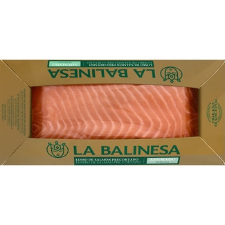 lomo de salmón ahumado precortado tradición escocesa sin azúcares envase 250 g - La Balinesa