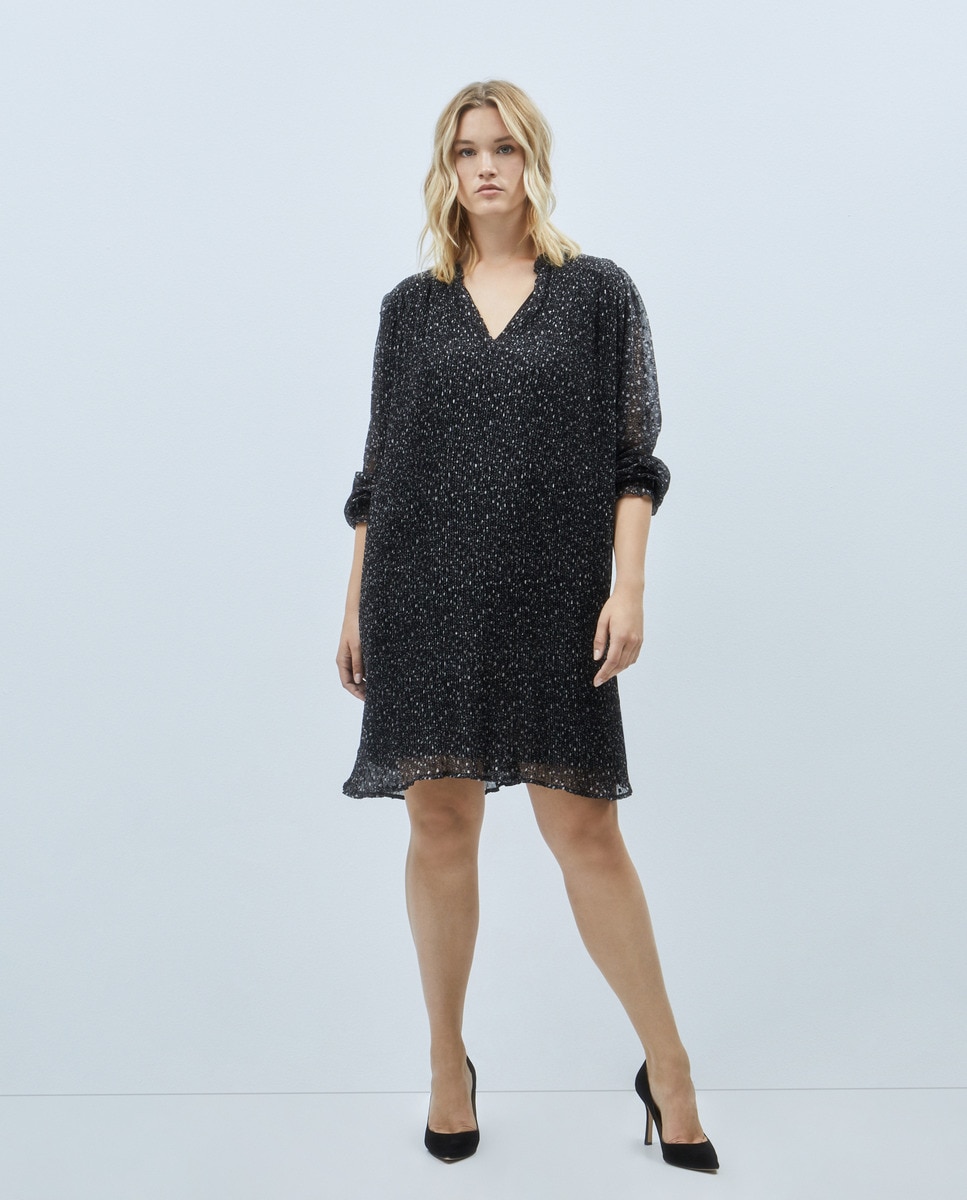 Robe courte en plumetis