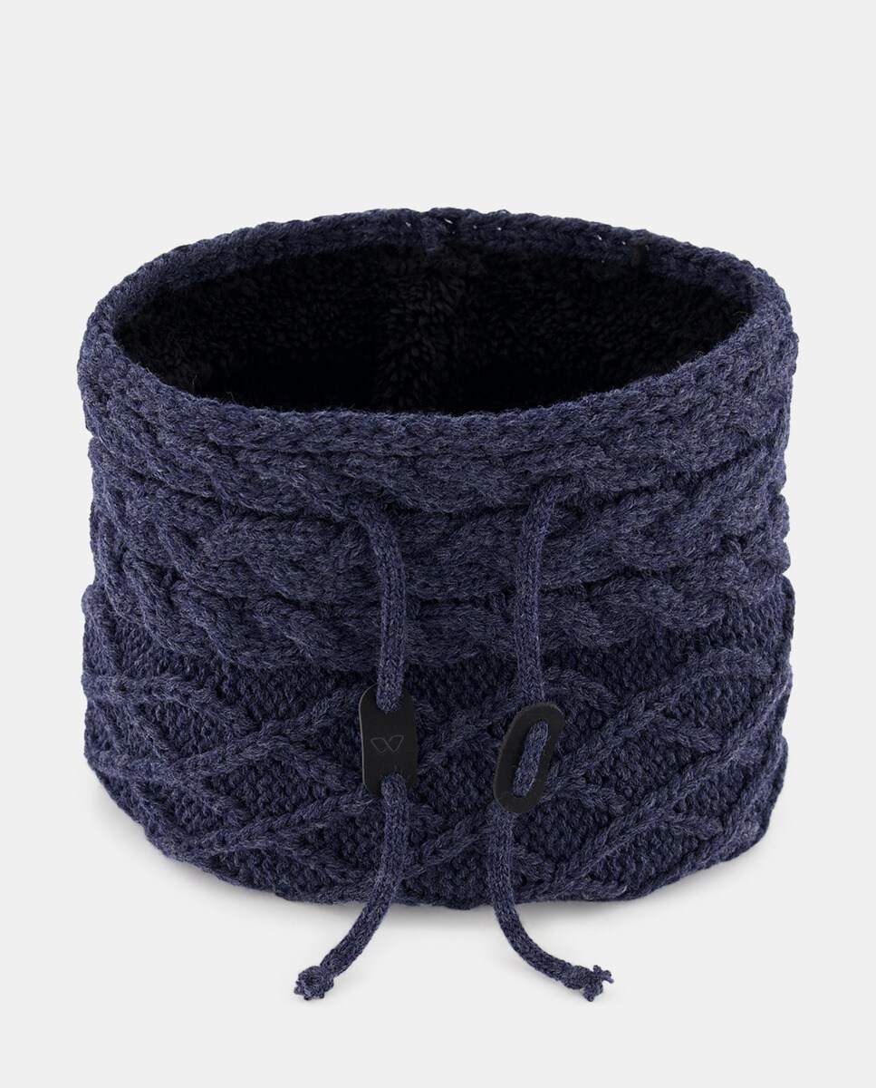 Bonnet en acrylique doublé en sherpa