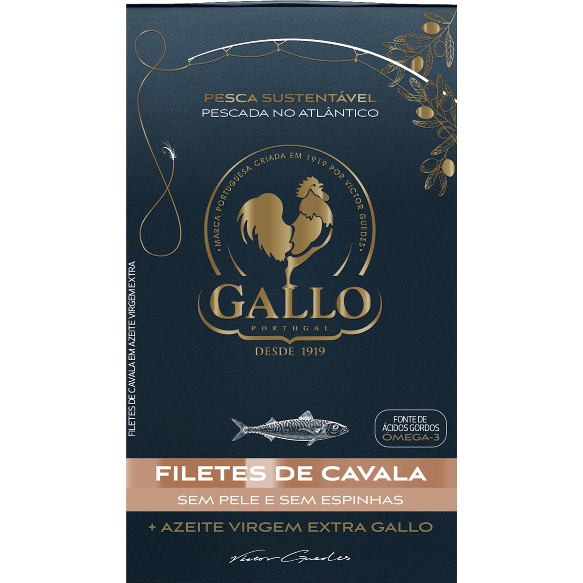 Filete de Cavala em Azeite Virgem Extra lata 120 g