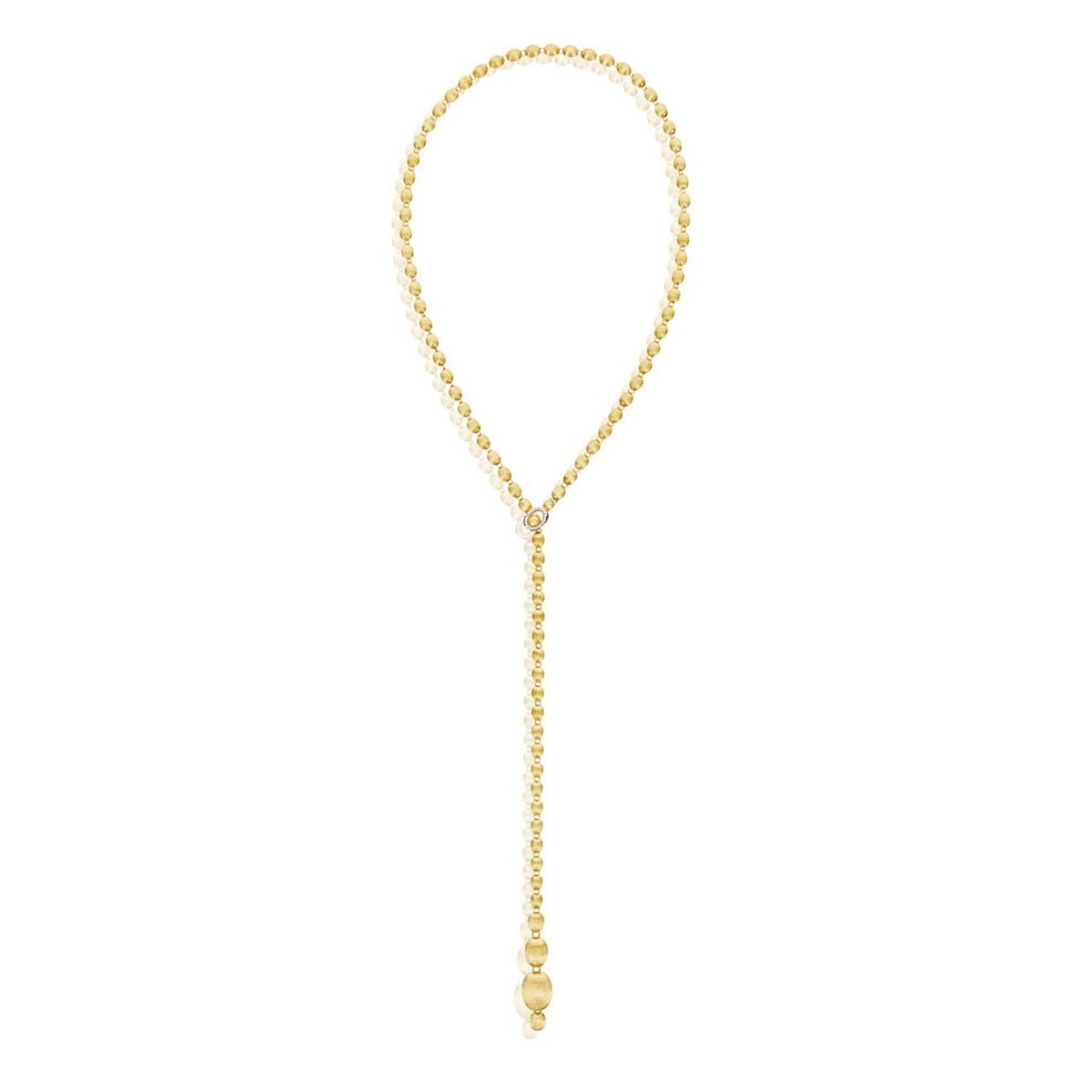Imagem 0 de Colar "Ivy"em Ouro Gravado e Diamantes