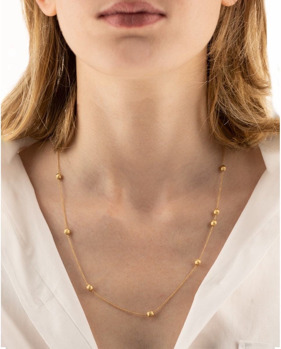 Colar "Soffio"em Ouro e Diamantes Dourado-8