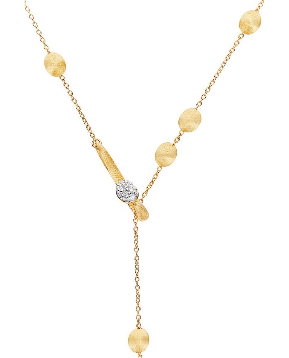 Colar "Soffio"em Ouro e Diamantes Dourado-2