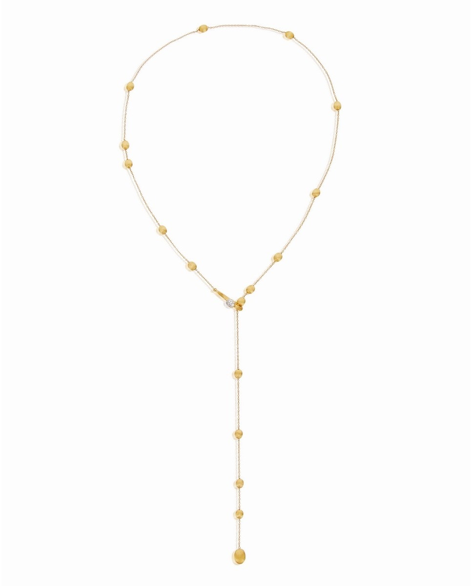 Colar "Soffio"em Ouro e Diamantes Dourado-1
