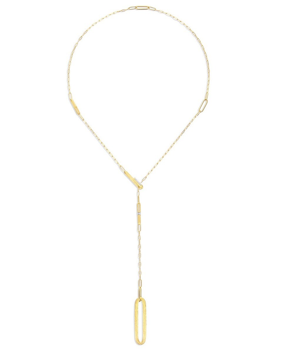 Colar "Libera" em Ouro e Diamantes Dourado-1