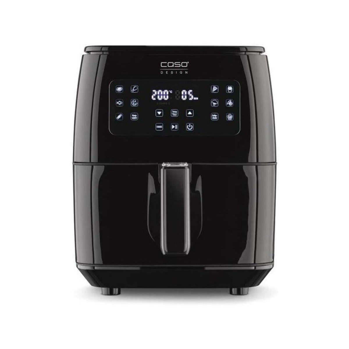 Imagem 0 de Fritadeira Air Fryer Caso AF 600 XL 5CASOD3180 sem Óleo de 1700 W e Capacidade de 6 Litros - Preto