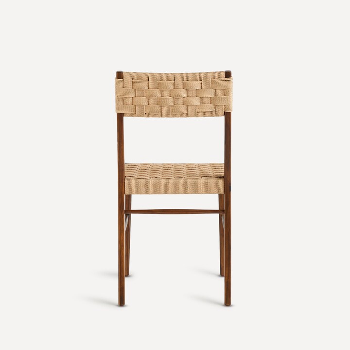 Silla de comedor de madera de nogal y ratán Levi El Corte Inglés · El Corte Inglés · El Corte Inglés