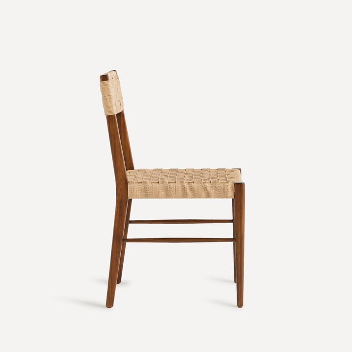 Silla de comedor de madera de nogal y ratán Levi El Corte Inglés · El Corte Inglés · El Corte Inglés