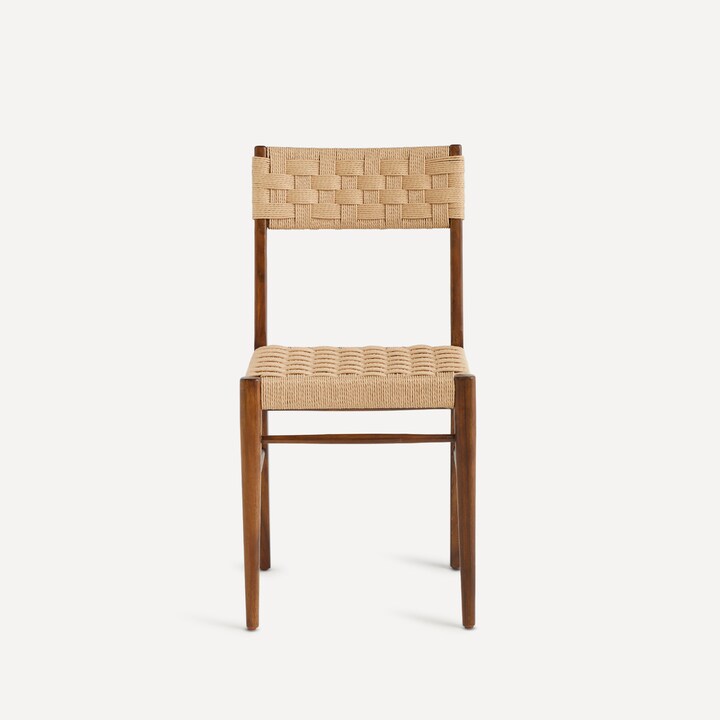 Silla de comedor de madera de nogal y ratán Levi El Corte Inglés · El Corte Inglés · El Corte Inglés