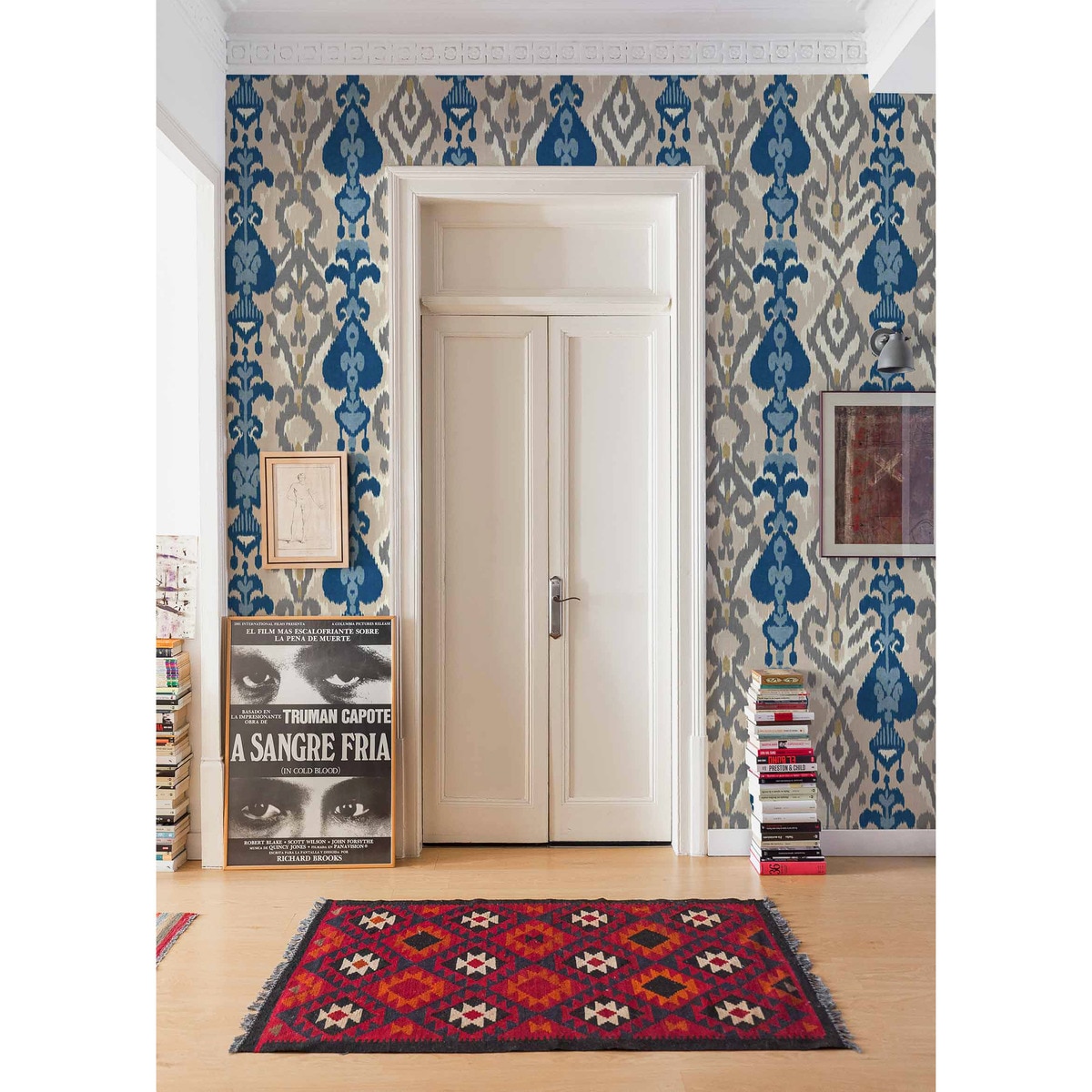 Papel de Parede Uzbek Ikart Branco-2