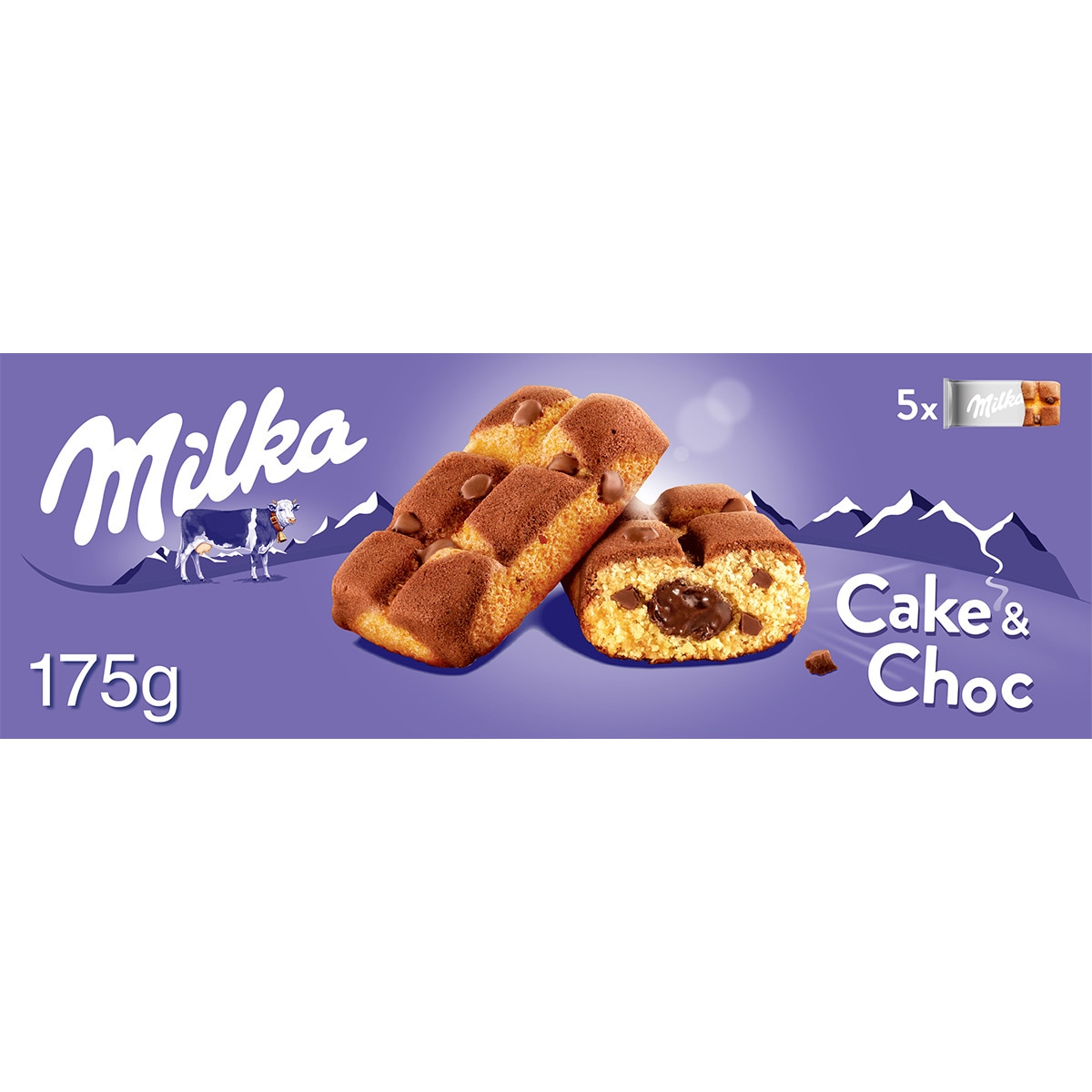 Cake & Choc bizcochos rellenos de chocolate paquete 175 g