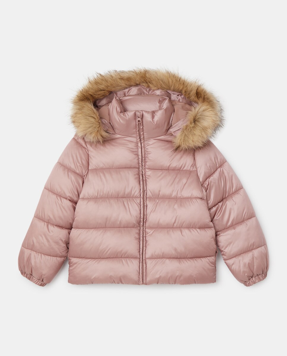 Doudoune unie métallisée