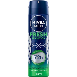 Desodorizante Spray Fresh Sensation embalagem 150 ml - Nivea Men