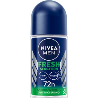 Desodorizante Roll-on Fresh Sensation embalagem 50 ml - Nivea Men