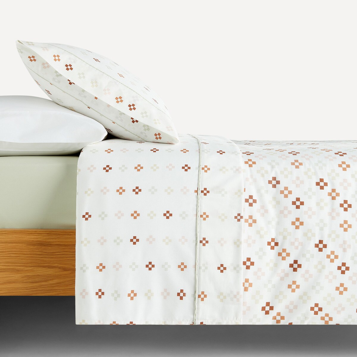 Parure de lit avec draphousse Flat Basics