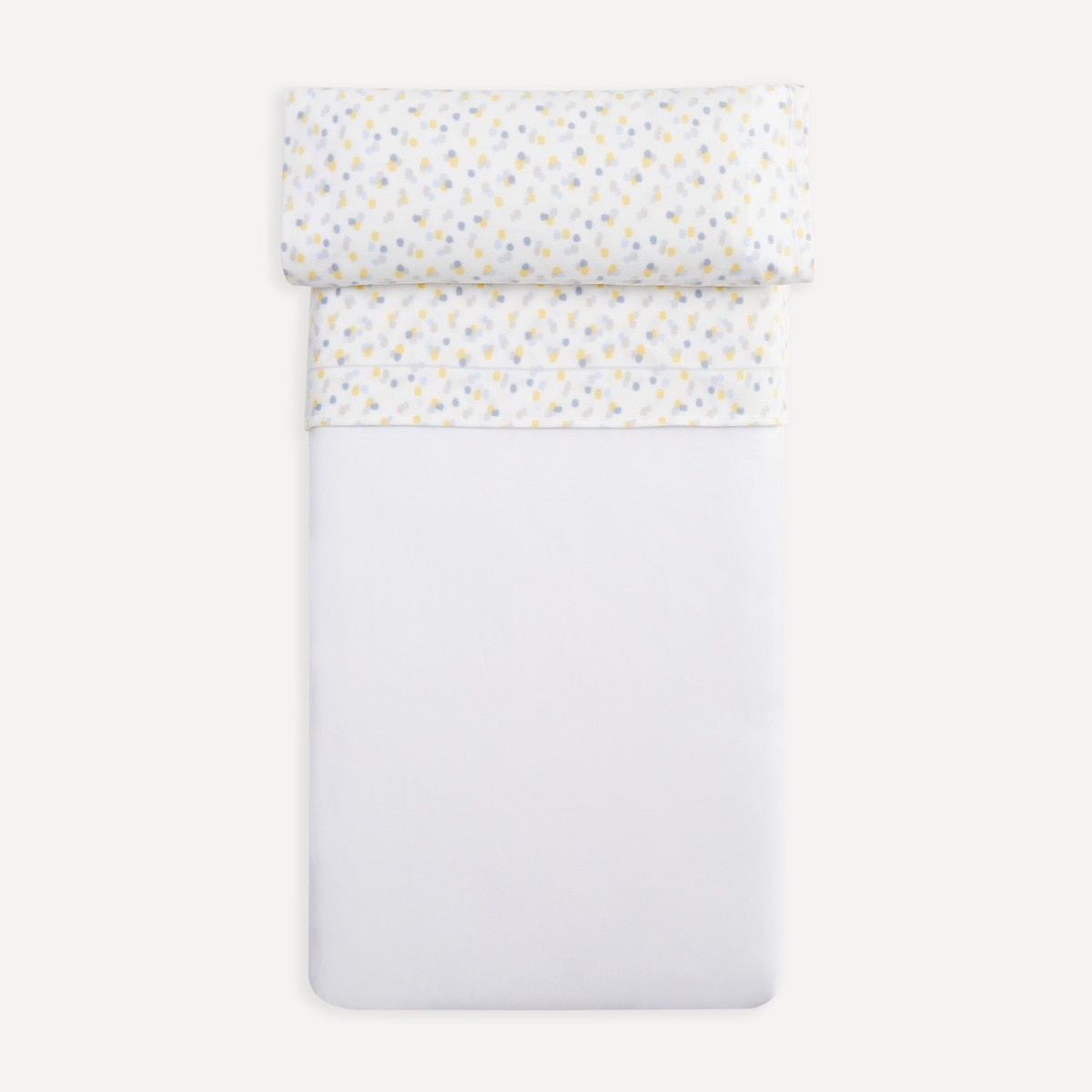 Conjunto de Lençol com Lençol de Baixo Térmico Davinia Basics Azul-3