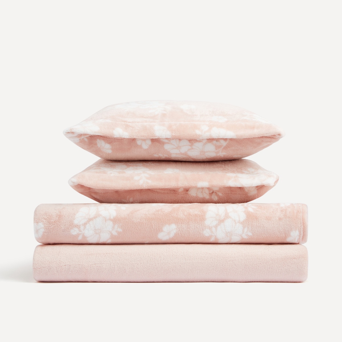 Conjunto de Lençóis com Lençol Ajustável Extrassuave Celia Basics Rosa-5