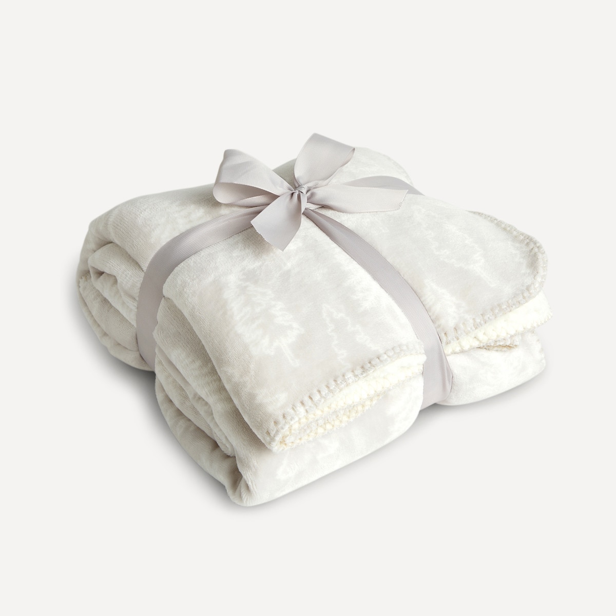 Manta decorativa Bosque Basics El Corte Inglés Beige-3