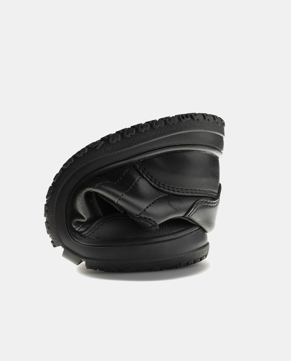 Sapatos com Biqueira Reforçada, Fecho Aderente Duplo e em Têxtil Preto-5