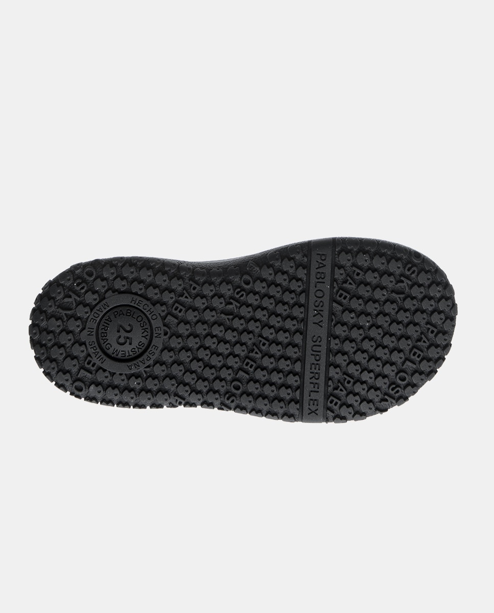 Sapatos com Biqueira Reforçada, Fecho Aderente Duplo e em Têxtil Preto-6