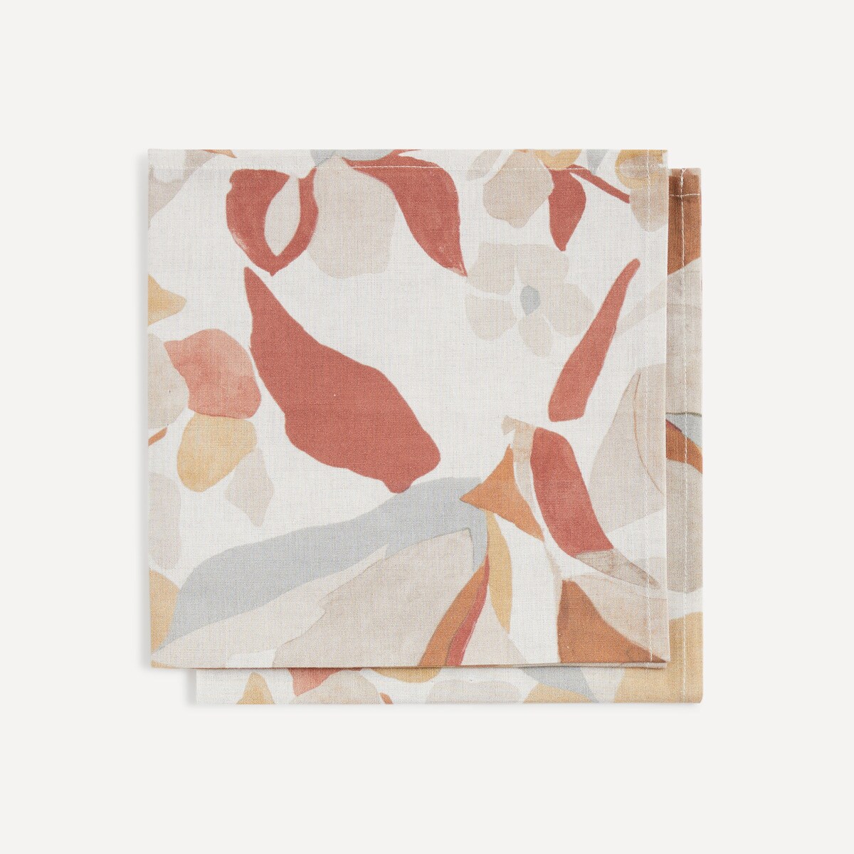 Lot de 2 serviettes de table et lin Abstraction