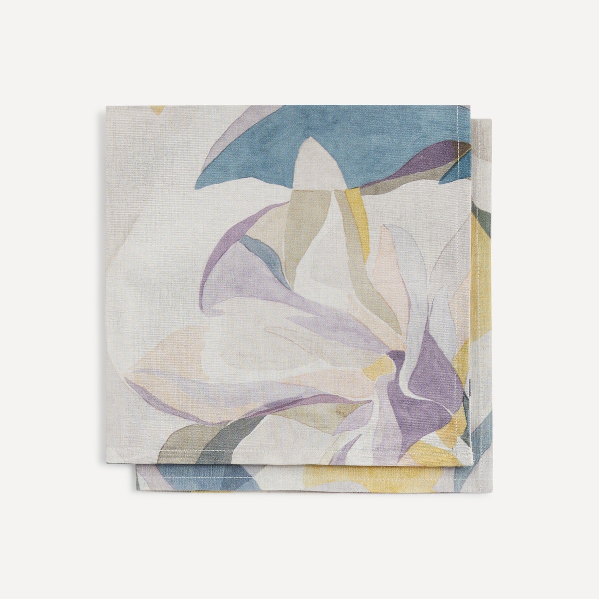 Lot de 2 serviettes de table et lin Abstraction