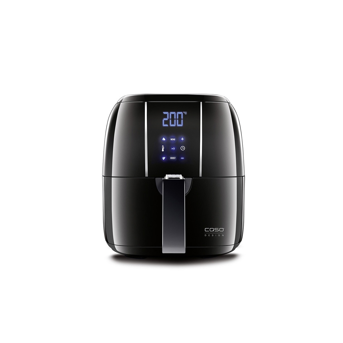 Imagem 0 de Recondicionado - Grade A - Fritadeira Air Fryer Caso AF 200 5CASOD3172 Multifunções sem Óleo de 1400 W e Capacidade de 2,5 Litros - Preto
