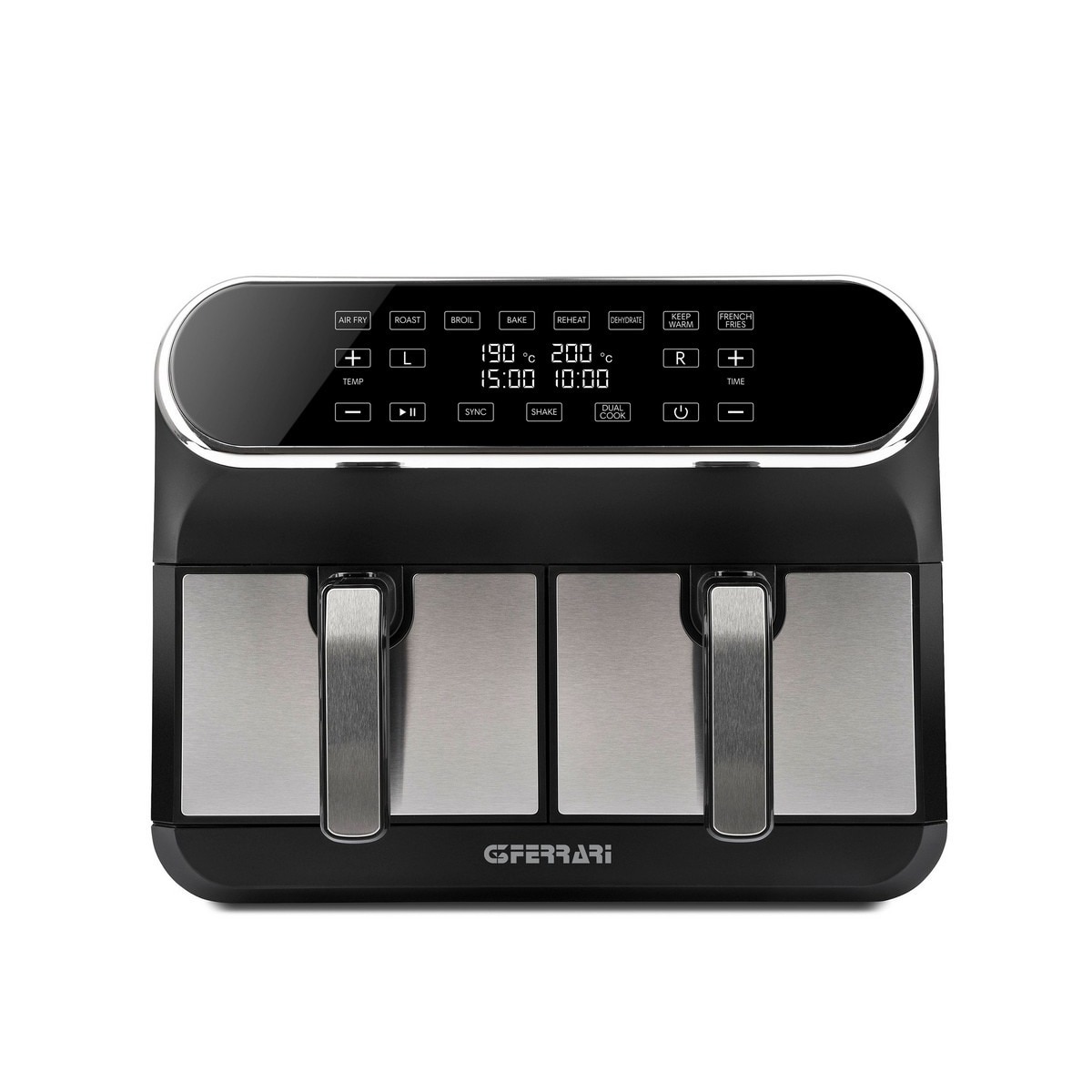 Fritadeira Air Fryer G3 Ferrari Dupla G1015000 Friggisano Duo sem Óleo de 1700 W e Capacidade de 4 + 4 Litros - Preto Preto-2