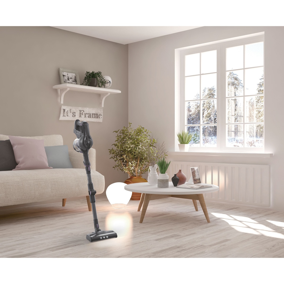 Aspirador de escoba recargable Hoover HF1 tubo flexible, batería extraíble 7