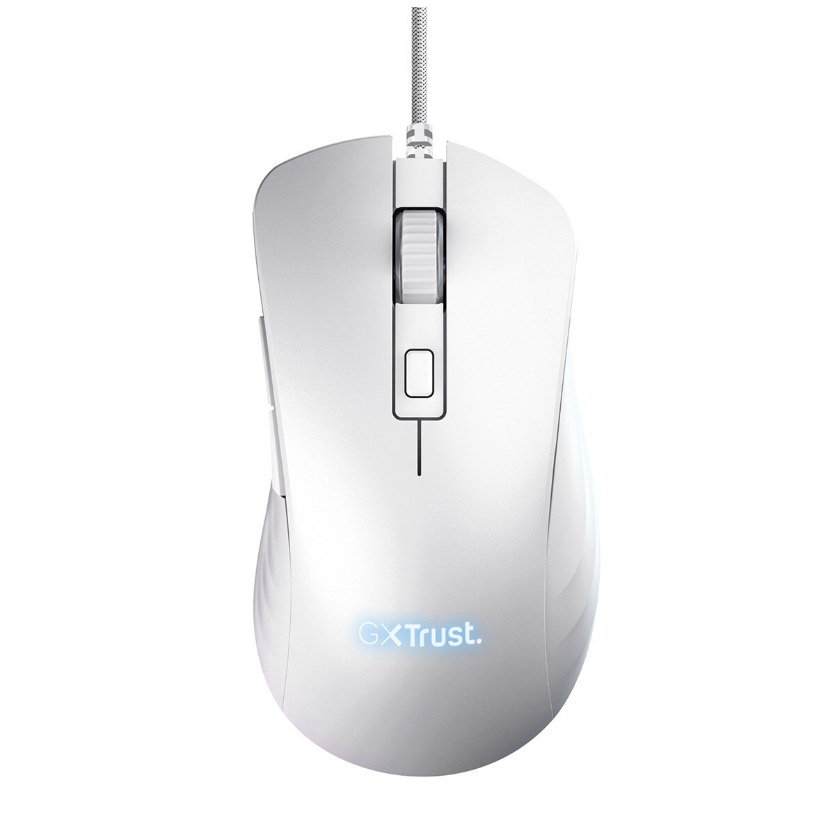 Ratón gaming con cable Trust GXT924W YBAR blanco Blanco-1