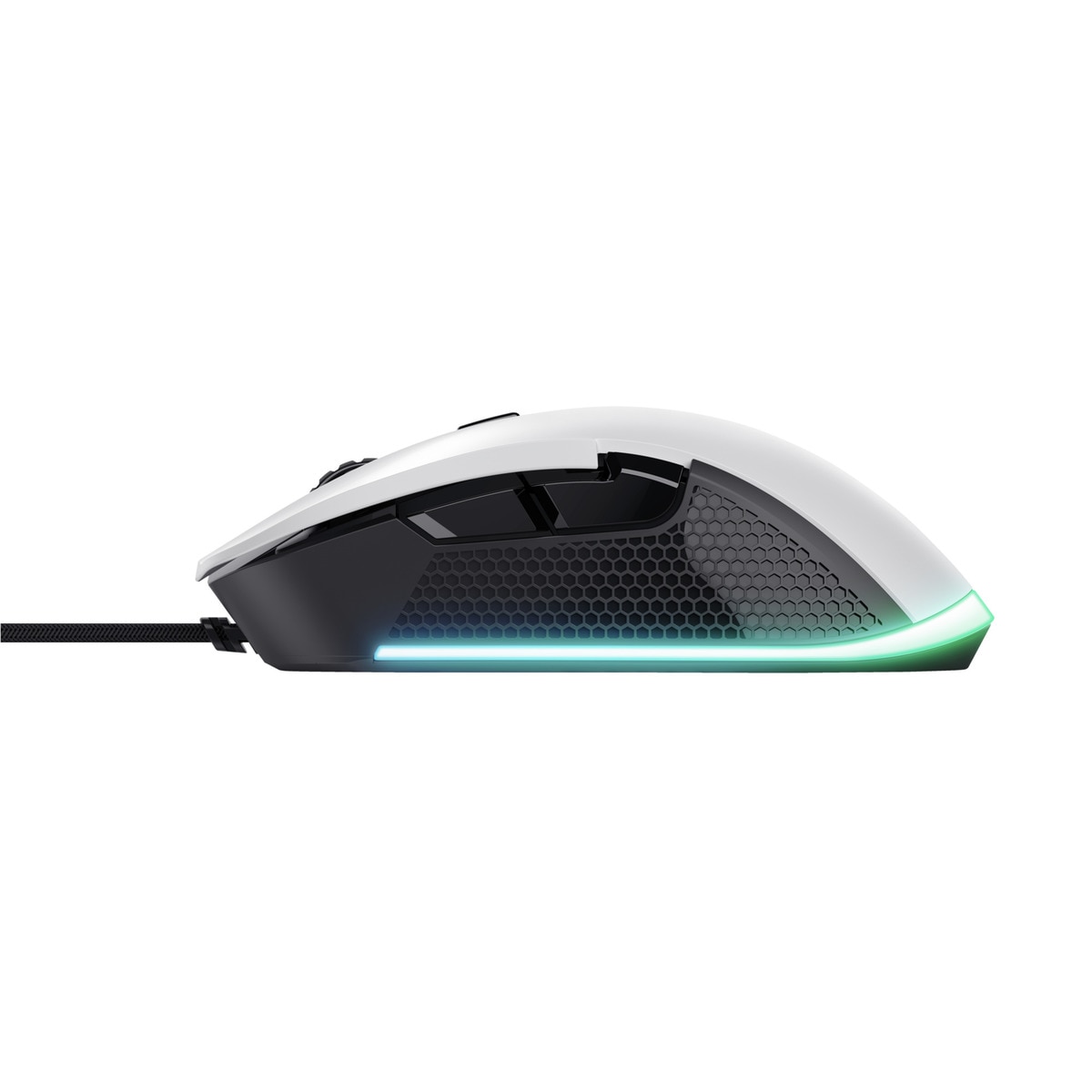 Ratón gaming con cable Trust GXT922W YBAR blanco Blanco-5