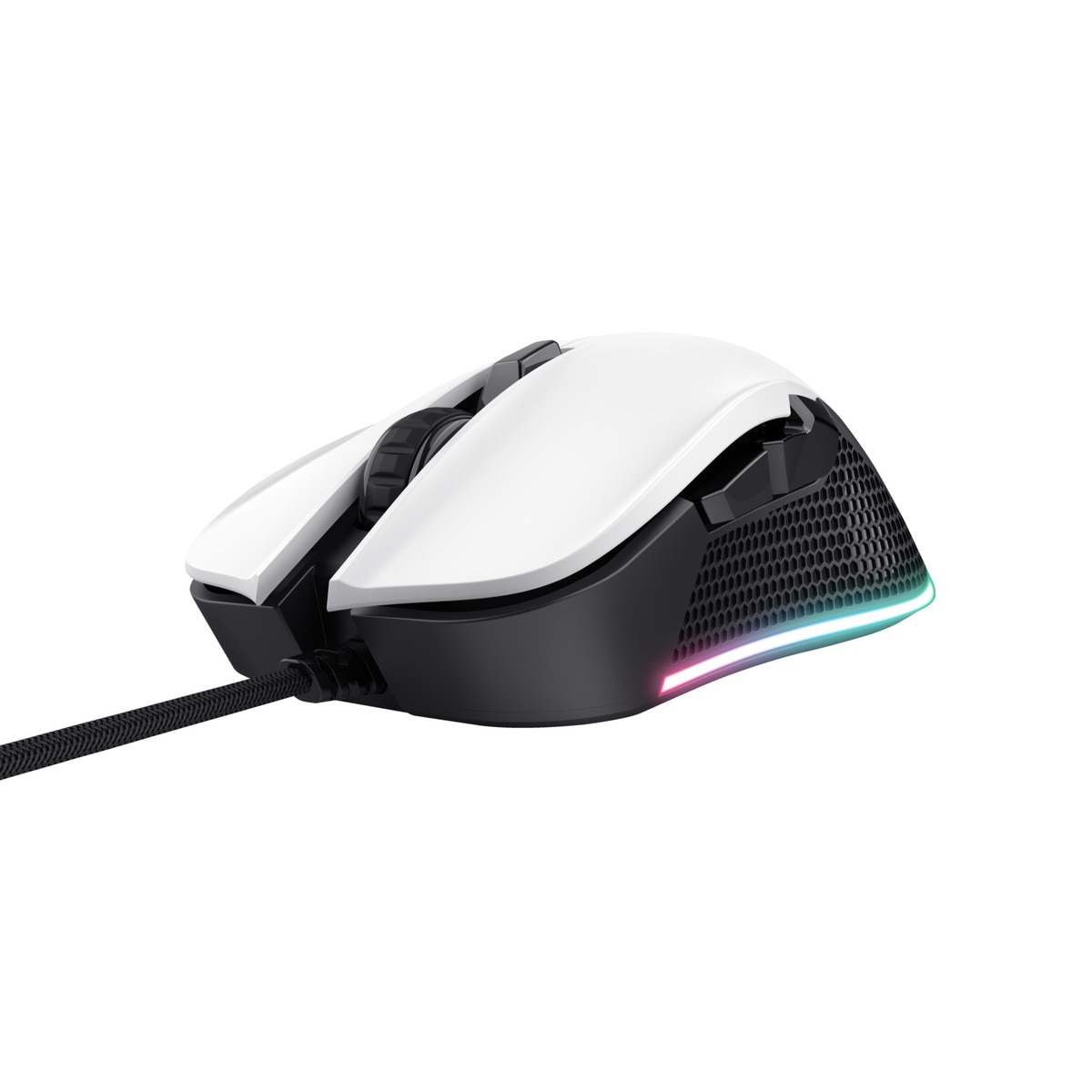 Ratón gaming con cable Trust GXT922W YBAR blanco Blanco-4