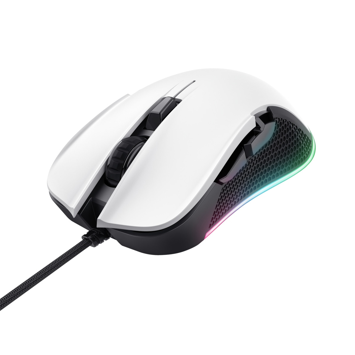 Ratón gaming con cable Trust GXT922W YBAR blanco Blanco-2