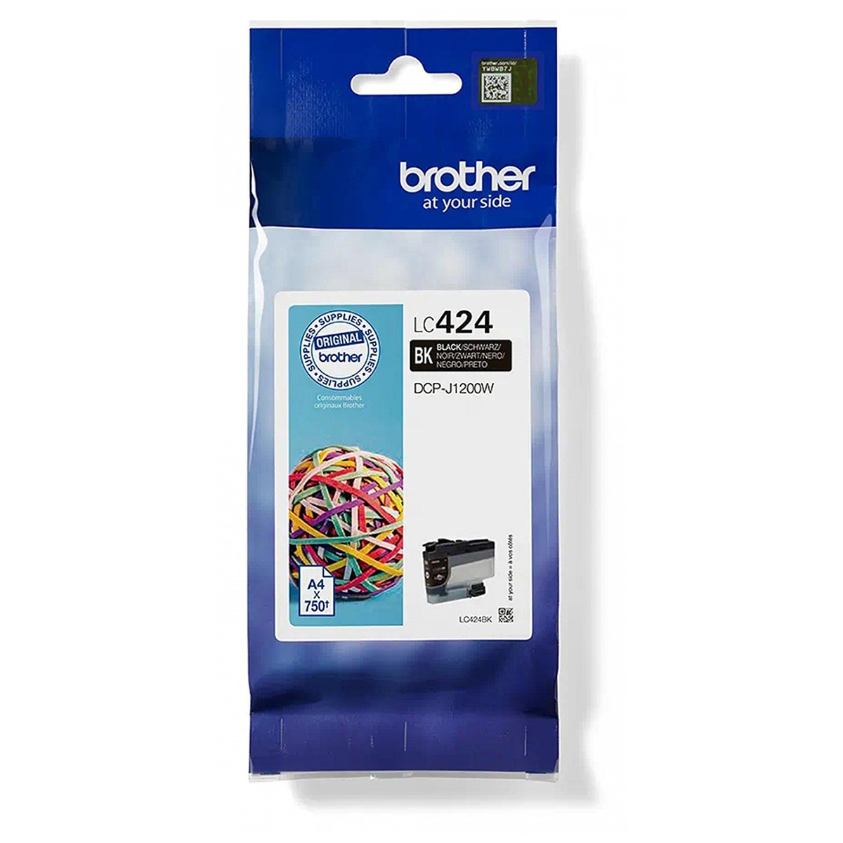Imagen 0 de Cartucho de tinta original Brother LC424 Negro (LC424BK)