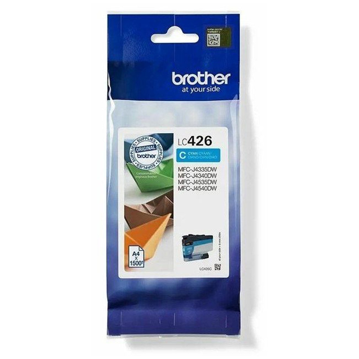 Imagen 0 de Cartucho de tinta original Brother LC426 Cian (LC426C)