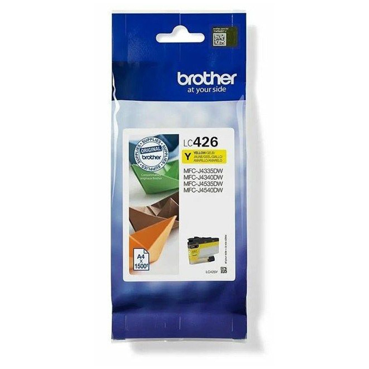 Imagen 0 de Cartucho de tinta original Brother LC426 Amarillo (LC426Y)