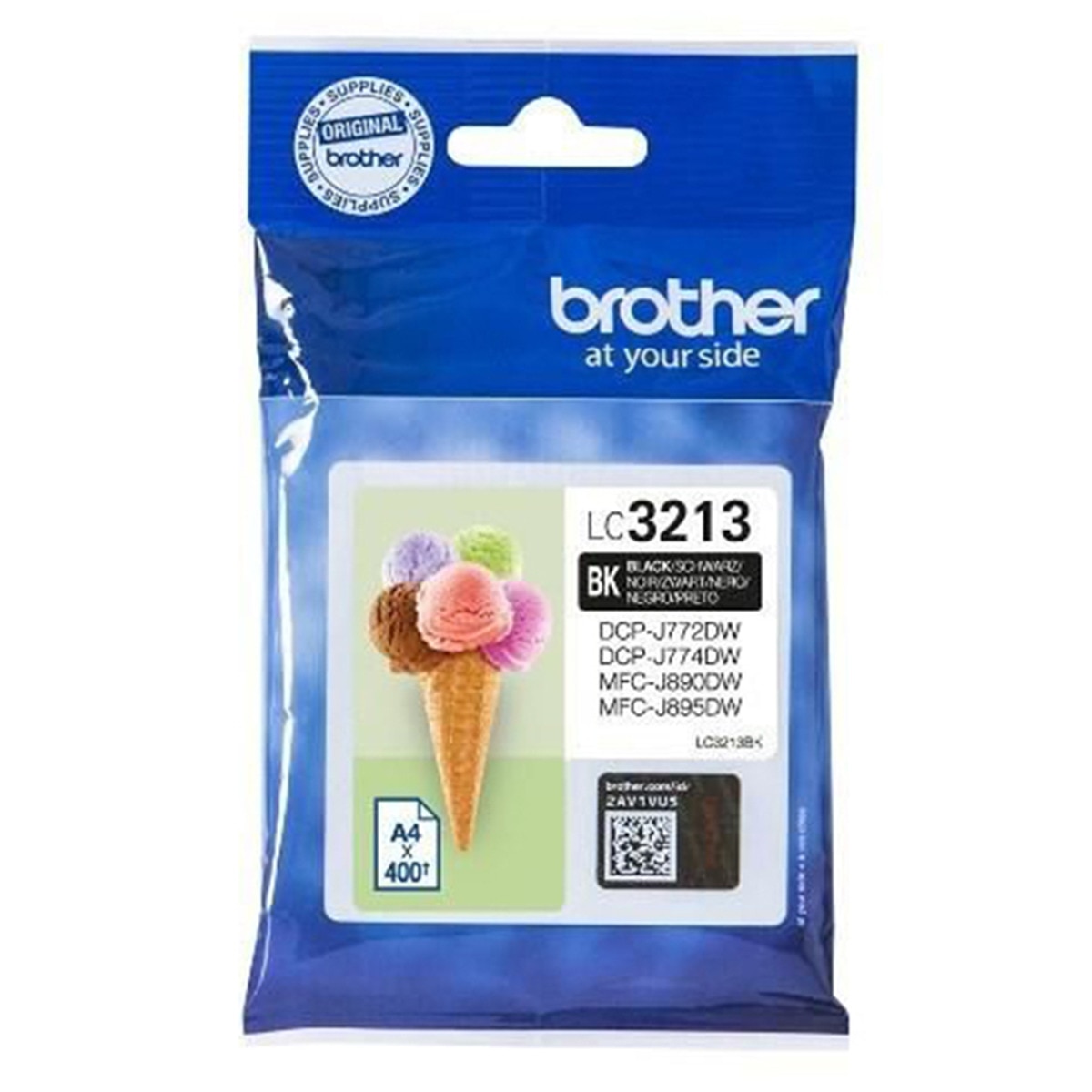 Imagen 0 de Cartucho de tinta original Brother LC3213 Negro (LC3213BK)