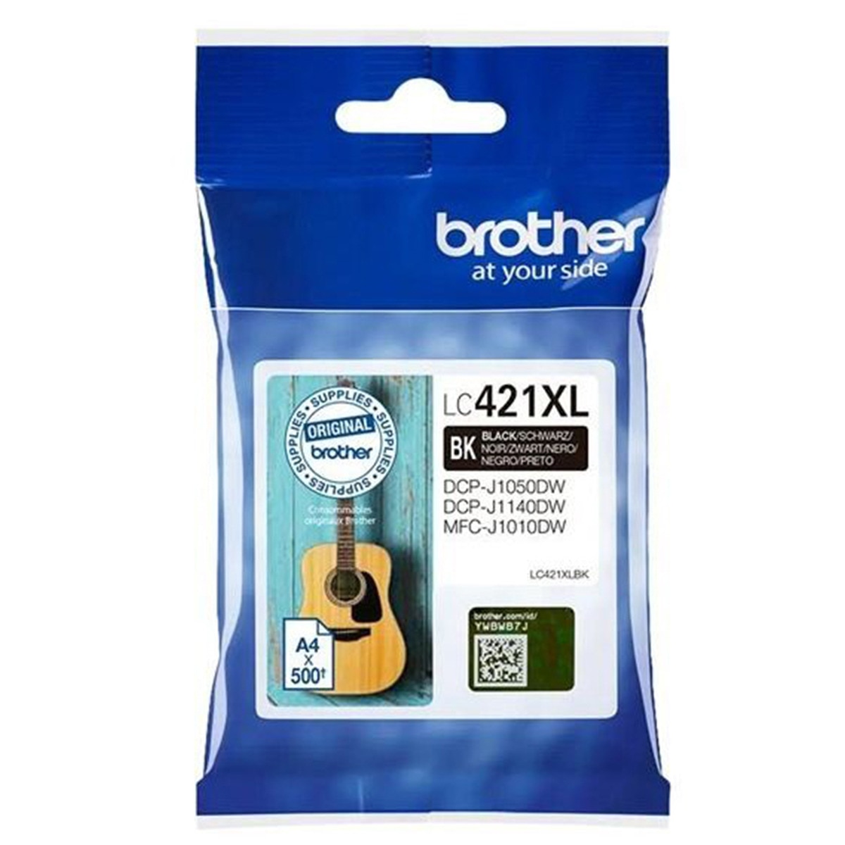 Cartucho de tinta original Brother LC421XL Negro Alta Capacidad (LC421XLBK) 1