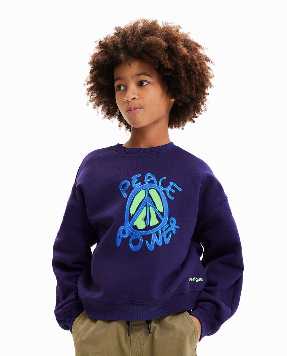 Sweat oversize Peace
