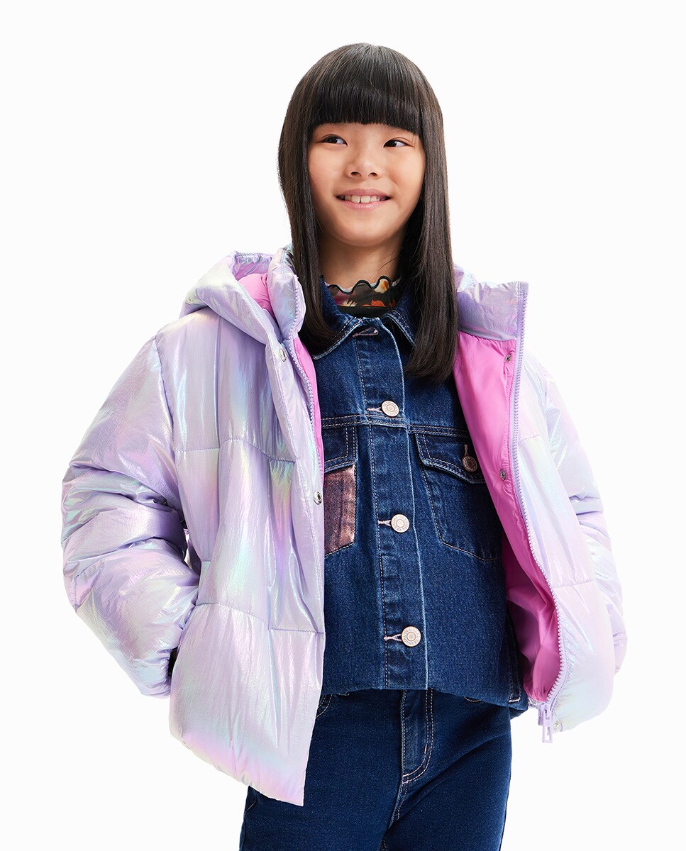 Veste matelassée irisée