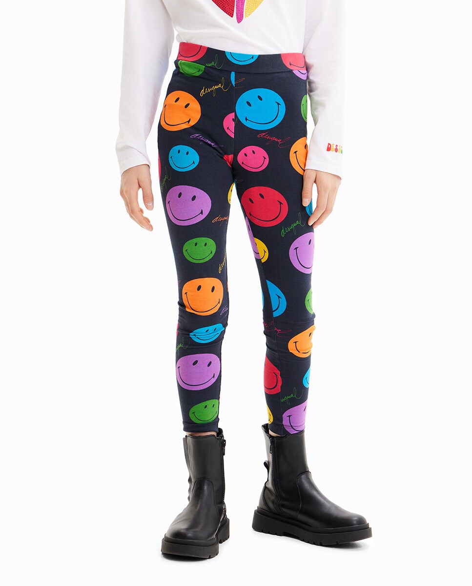Leggings longs Smiley