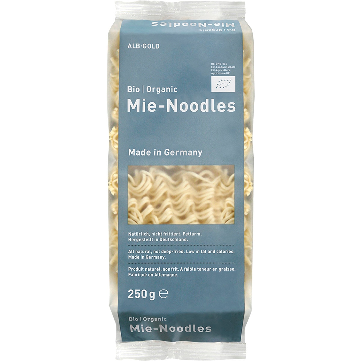 Noodles sem Ovo Bio embalagem 250 g