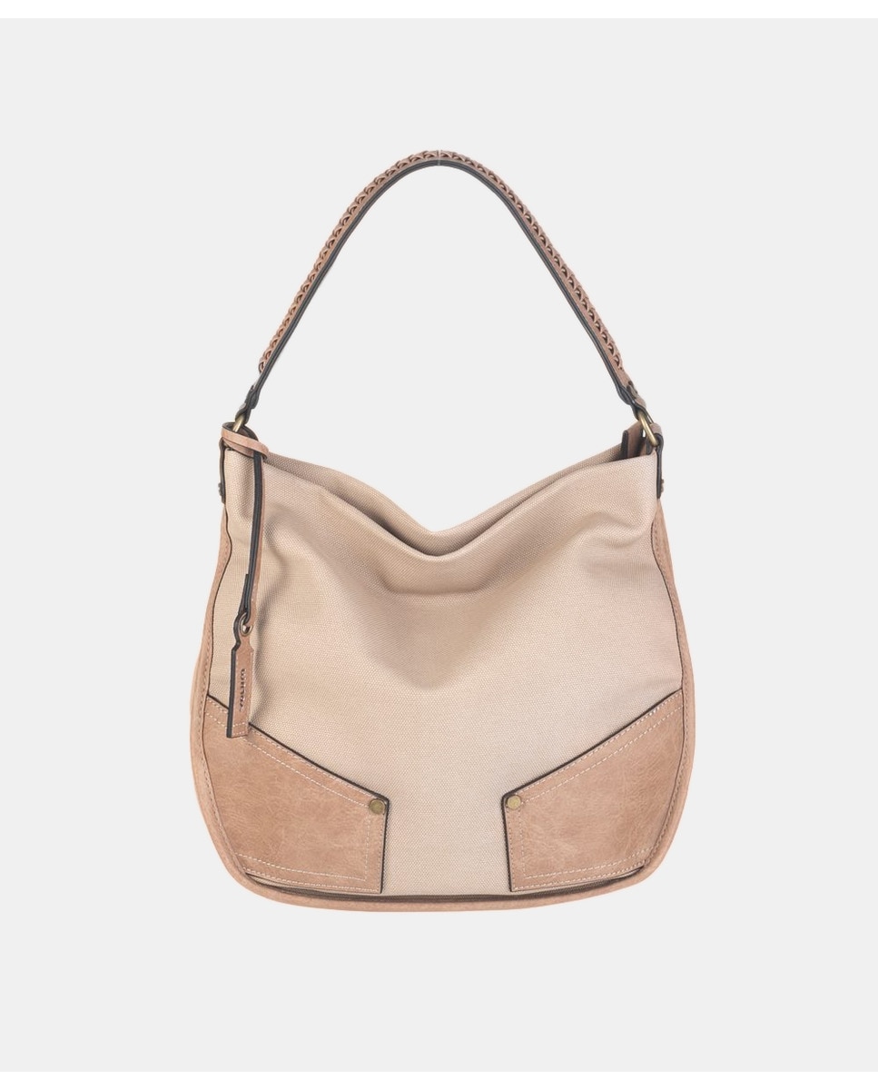 Grand sac hobo zippé avec anses extra