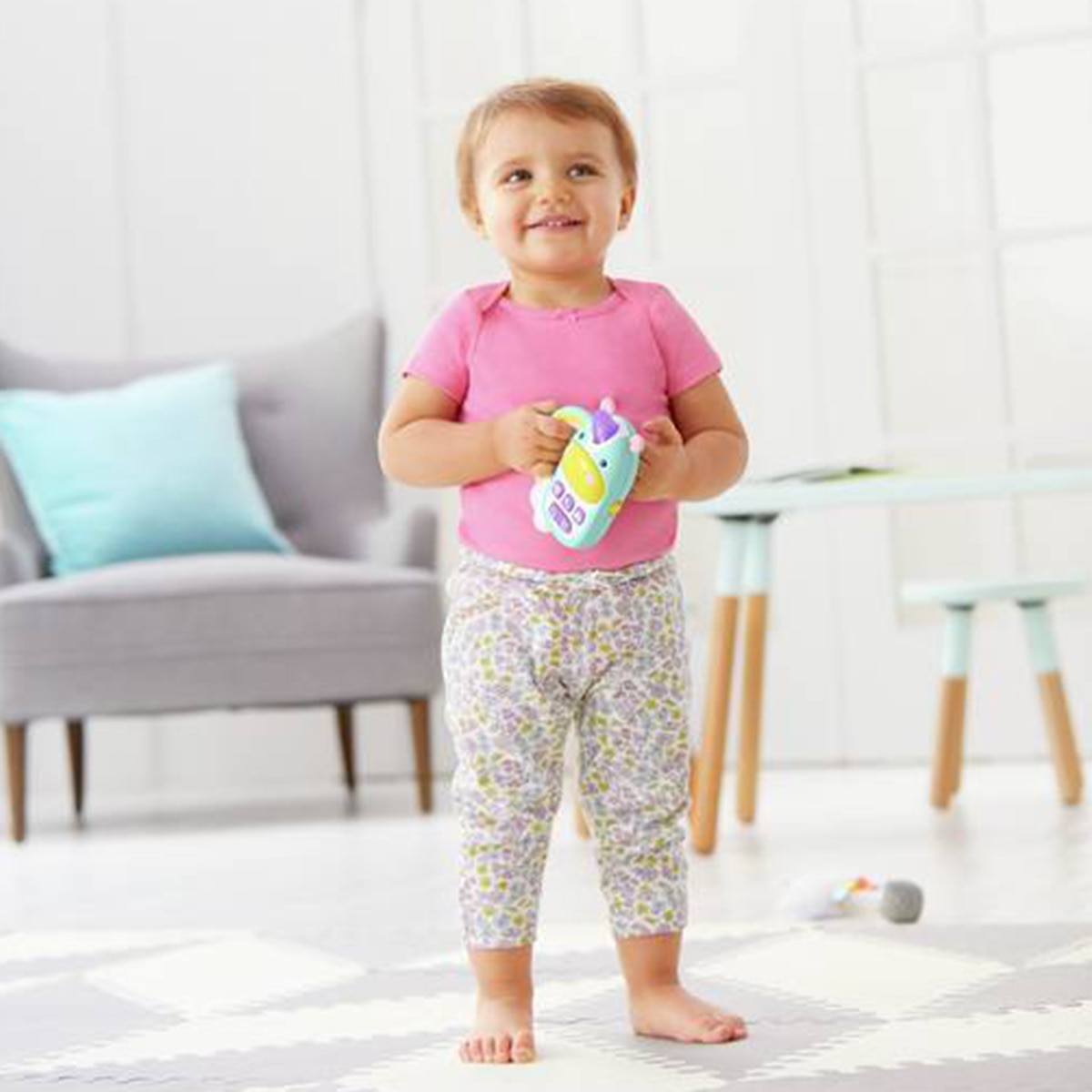 Telefone Bebé Unicórnio de Sons Roxo-7