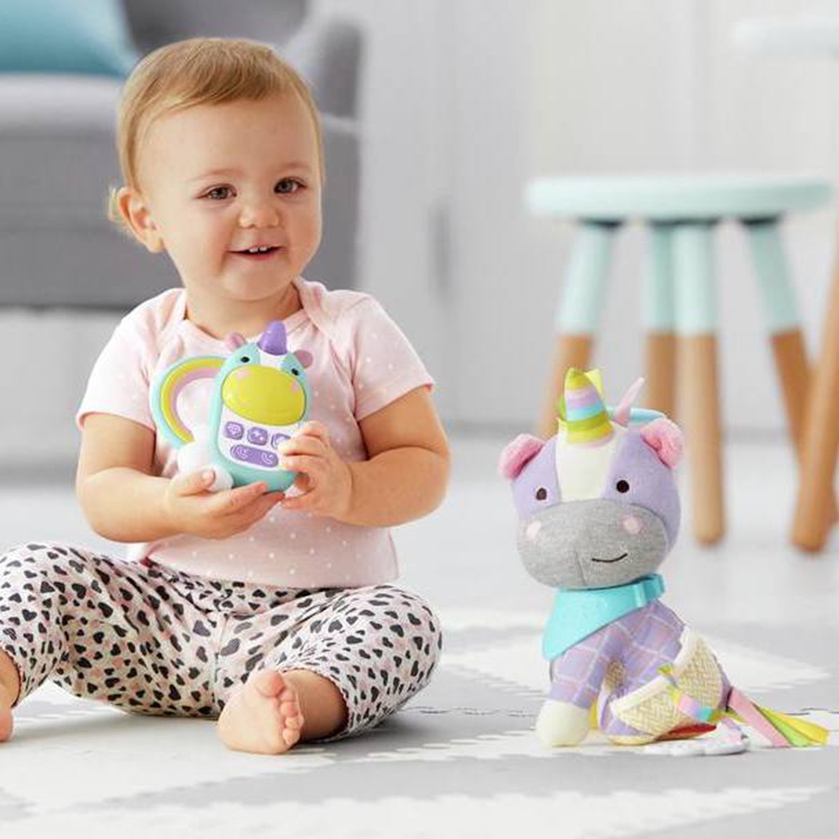 Telefone Bebé Unicórnio de Sons Roxo-6