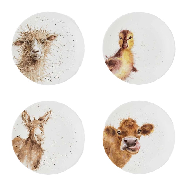 Imagem 0 de Conjunto de 4 Pratos de Sobremesa Wrendale Designs