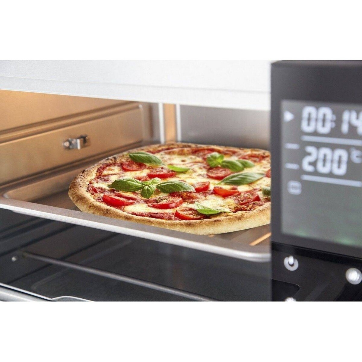 Forno Mini Elétrico Caso TO 26 Electronic 5CASOD2972 de 1500 W e Capacidade de 26 Litros - Preto Preto-5