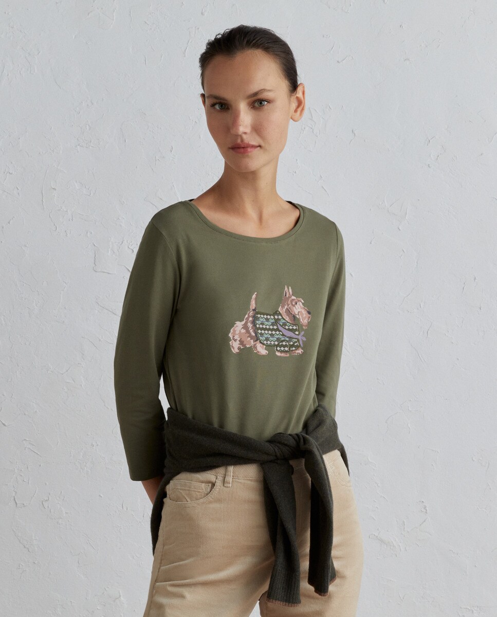 Tshirt à imprimé fantaisie