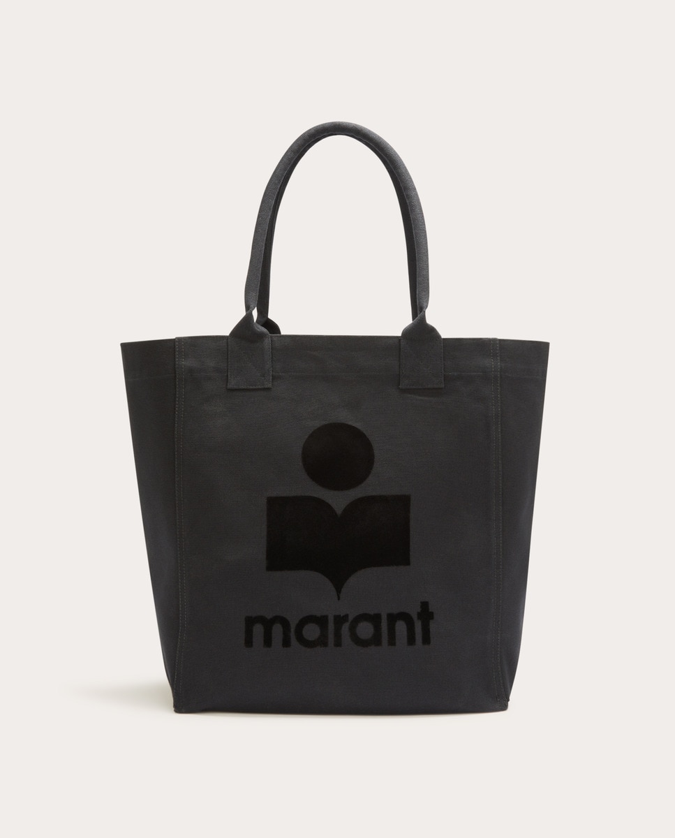 Mala shopper Yenky de tecido Preto-1