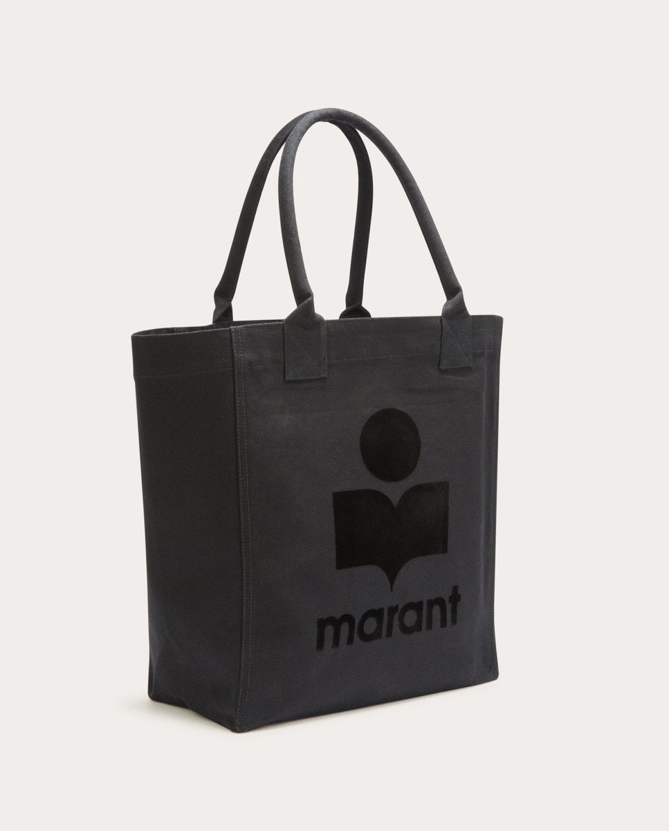 Mala shopper Yenky de tecido Preto-3